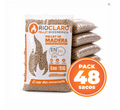 48 Bolsas de Pellet Madera 15 kg
